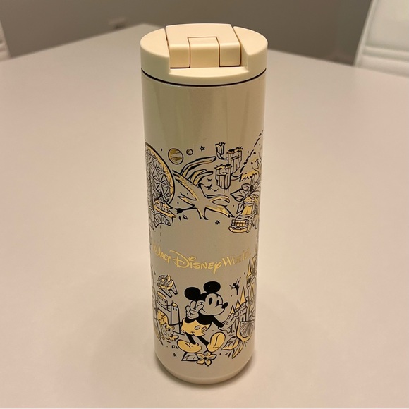NEW STARBUCKS DISNEY WORLD MICKEY MOUSE 4 PARKS STAINLESS STEEL SHIMMER TUMBLER - Picture 10 of 11